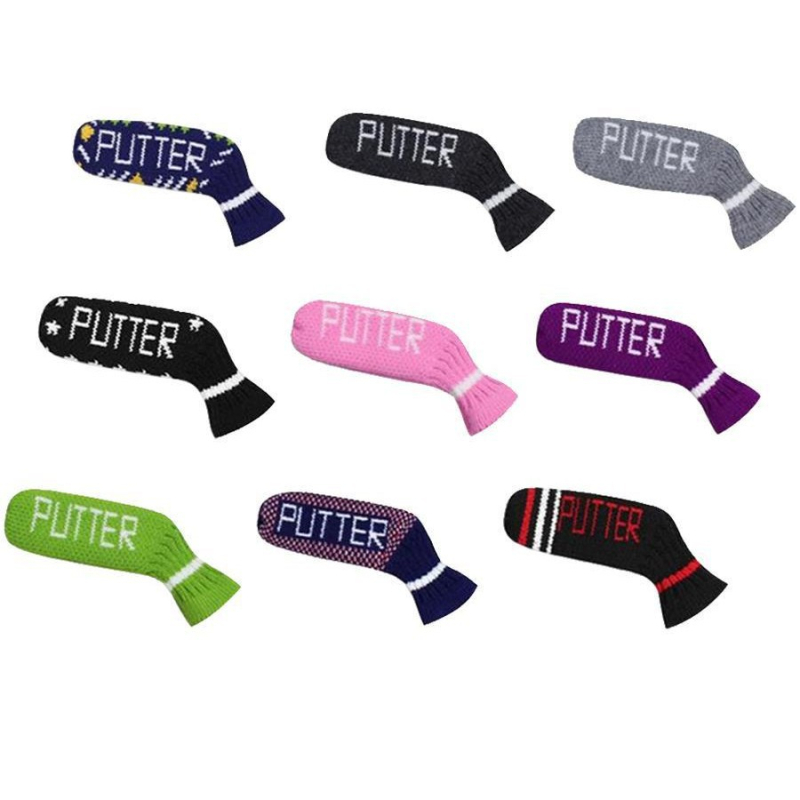 Golf tolórúd fedél gömbrúd fedél védőfedél kötött színes egyszerű kalapfedél