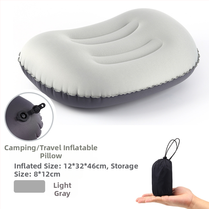 Надуваема възглавница за къмпинг на открито с интернет знаменитости, защита на врата при пътуване, лека възглавница за обяд в офиса на едро