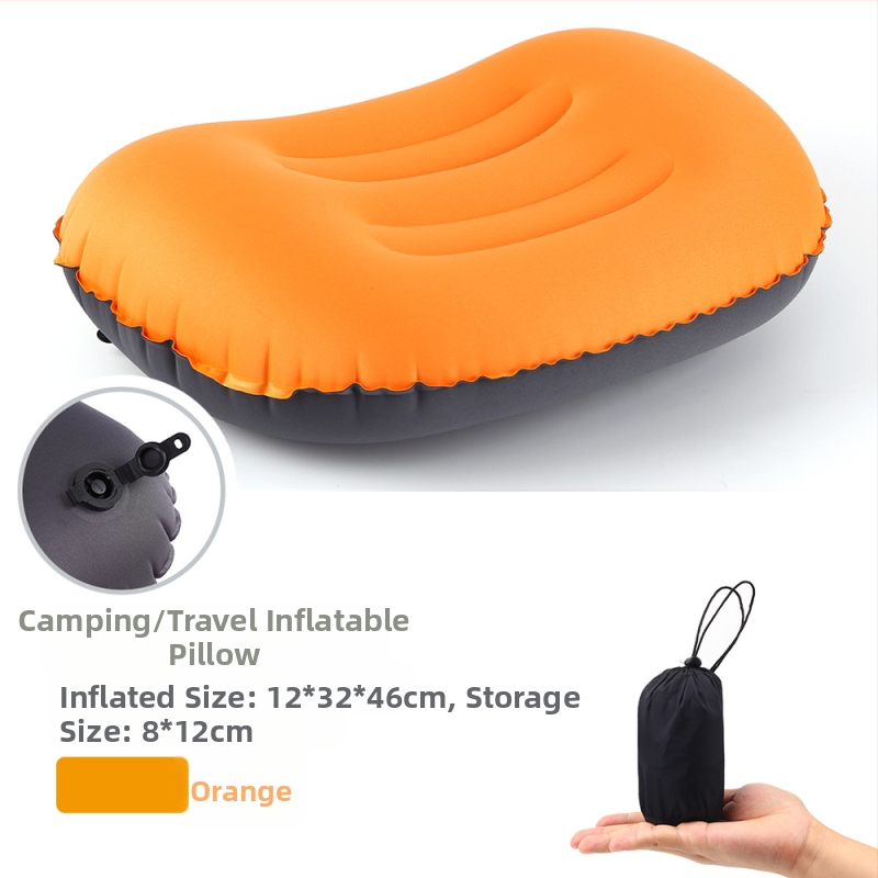 Надуваема възглавница за къмпинг на открито с интернет знаменитости, защита на врата при пътуване, лека възглавница за обяд в офиса на едро