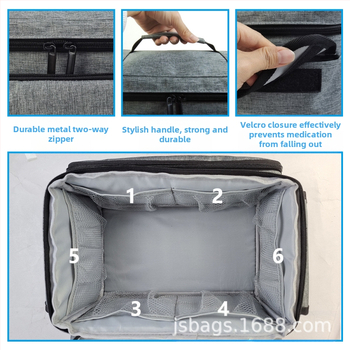 Μικρή τσάντα αποθήκευσης φαρμάκων φορητή ιατρική τσάντα πρώτων βοηθειών οικογενειακή συσκευασία αποθήκευσης φαρμάκων ιατρικό κιτ