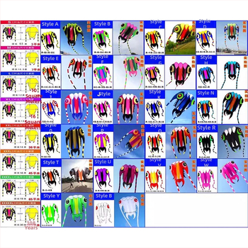 Mīksts trilobītu pūķis piepūšams pūķis liels mīksts pūķis neilona lietussargs auduma pūķis