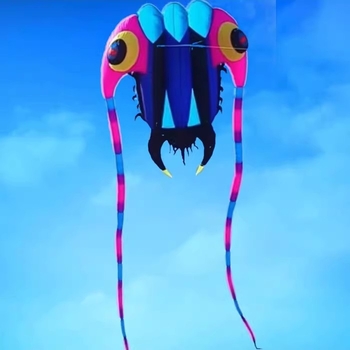 Mīksts trilobītu pūķis piepūšams pūķis liels mīksts pūķis neilona lietussargs auduma pūķis