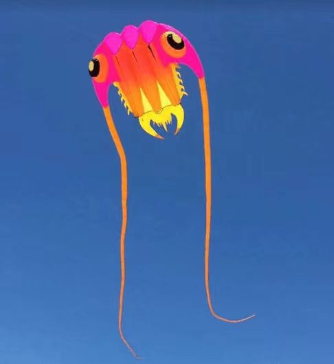 Mīksts trilobītu pūķis piepūšams pūķis liels mīksts pūķis neilona lietussargs auduma pūķis