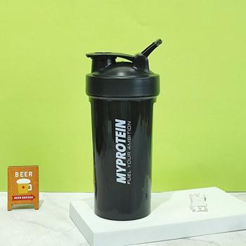 Sporta fitnesa proteīna pulveris, jauns 500 ml PC sporta zāles piena kokteilis, plastmasas ūdens krūzes kokteilis, krūzes maisīšanas krūze ar roku