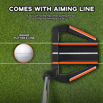 Γκολφ Putter Stand-up Club Ανδρικό Putter από Ανθρακονήματα, Τιτάνιο, Γυμναστήριο Putter Golf Putter