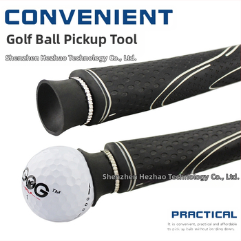 Μίνι μπαστούνι συλλογής μπάλων γκολφ με μία βίδα και βεντούζα με φορητό ελαφρύ συλλέκτη μπάλων