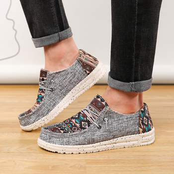 Užsienio prekybos užmaunami drobiniai batai, laisvalaikio korėjietiški mados, kvėpuojantys, neslystantys, laisvalaikio medžiaginiai batai senajai Pekino porai