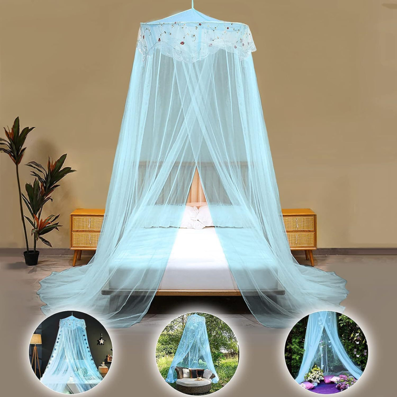 Uus lastevoodi kardin rippuv kupli sääsevõrk Princess telk värske loominguline hingav voodi kardin hulgimüügi voodi telk