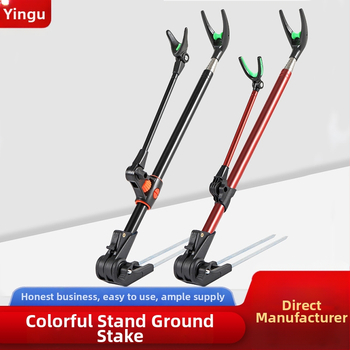 Скоба за въдица, цветно вмъкната, прибираща се въртяща се кутия за риболов, ръчна скоба за въдица, скоба за батерия от неръждаема стомана, скоба за въдица