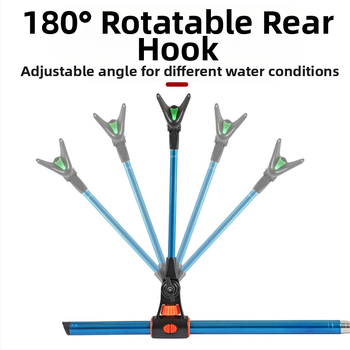 Скоба за въдица, цветно вмъкната, прибираща се въртяща се кутия за риболов, ръчна скоба за въдица, скоба за батерия от неръждаема стомана, скоба за въдица