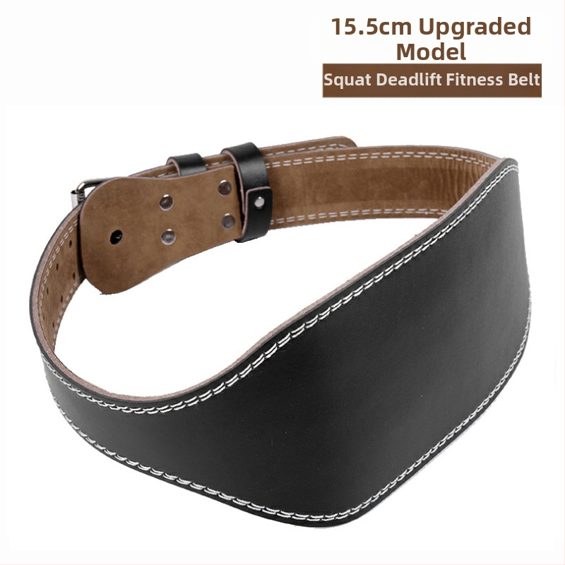 Vzpieračský opasok z hovädzej kože na fitness squat fitness športová podpora pásu muži a ženy profesionálne vybavenie tréning športové vzpieranie tvrdý ťah