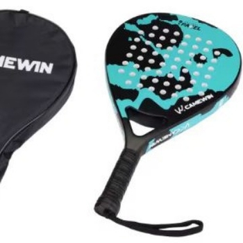 ŠALTINIO gamintojo spalvota teniso raketė, aukštos kokybės, populiari anglies pluošto narvelio teniso raketė, paplūdimio raketė