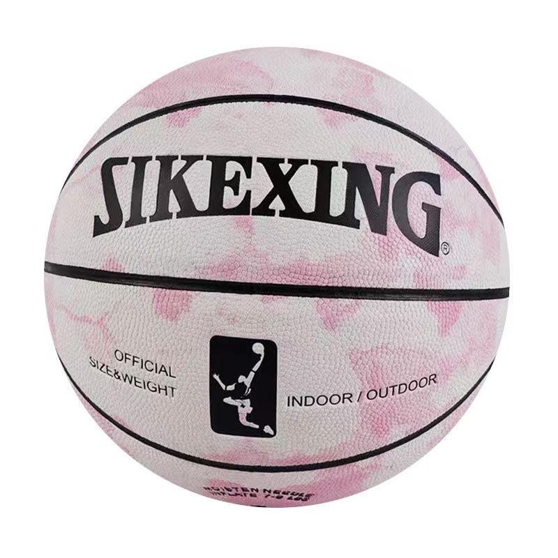 Лека версия баскетболна топка №7 №5 нестандартна, неплъзгаща се, устойчива на износване, състезателна циментова баскетболна топка за възрастни и деца, може да бъде гравирана, подаръчна топка