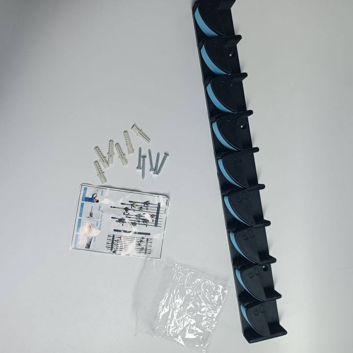 Piiriülene Amazoni üheksa-ühes õngeritva hoiuriiul Õngeritva riiul õngeritva seinale kinnitatav hoiuriiul