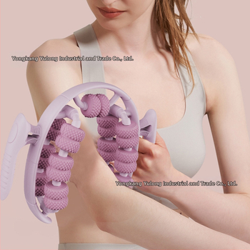 2025 Νέος τροχός γιόγκα δαχτυλίδι ποδιών κύλινδρος σφιγκτήρας ποδιών βαθιά μυϊκή χαλάρωση μασάζ εξοπλισμός γυμναστικής αθλητική βοήθεια