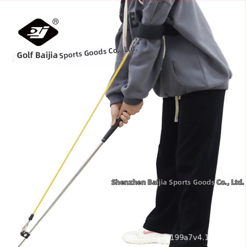 Golfový posilňovač Baijia Swing Release Trainer pre mužov a ženy, elastické lano na cvičenie s posilňovačom švihu Bj-232, golfová loptička
