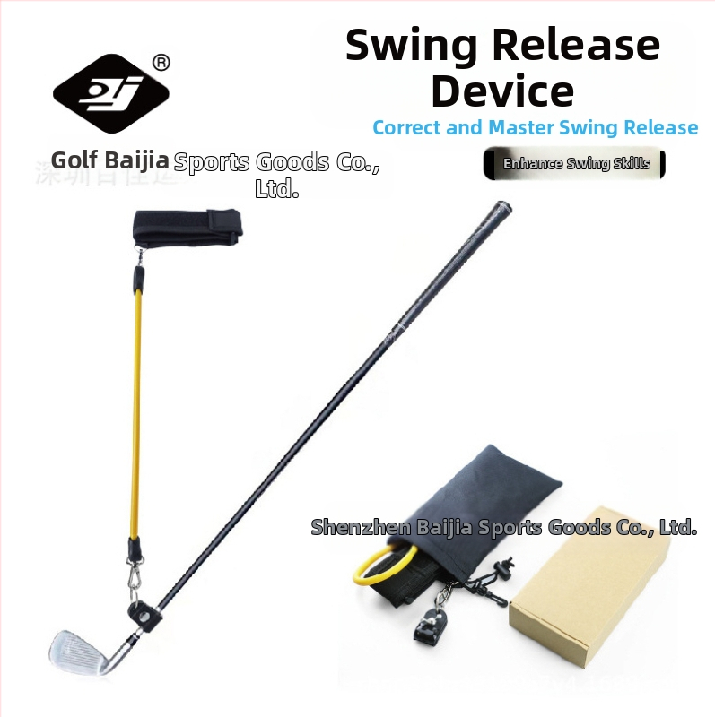 Golfový posilňovač Baijia Swing Release Trainer pre mužov a ženy, elastické lano na cvičenie s posilňovačom švihu Bj-232, golfová loptička
