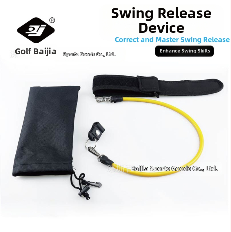 Golfový posilňovač Baijia Swing Release Trainer pre mužov a ženy, elastické lano na cvičenie s posilňovačom švihu Bj-232, golfová loptička