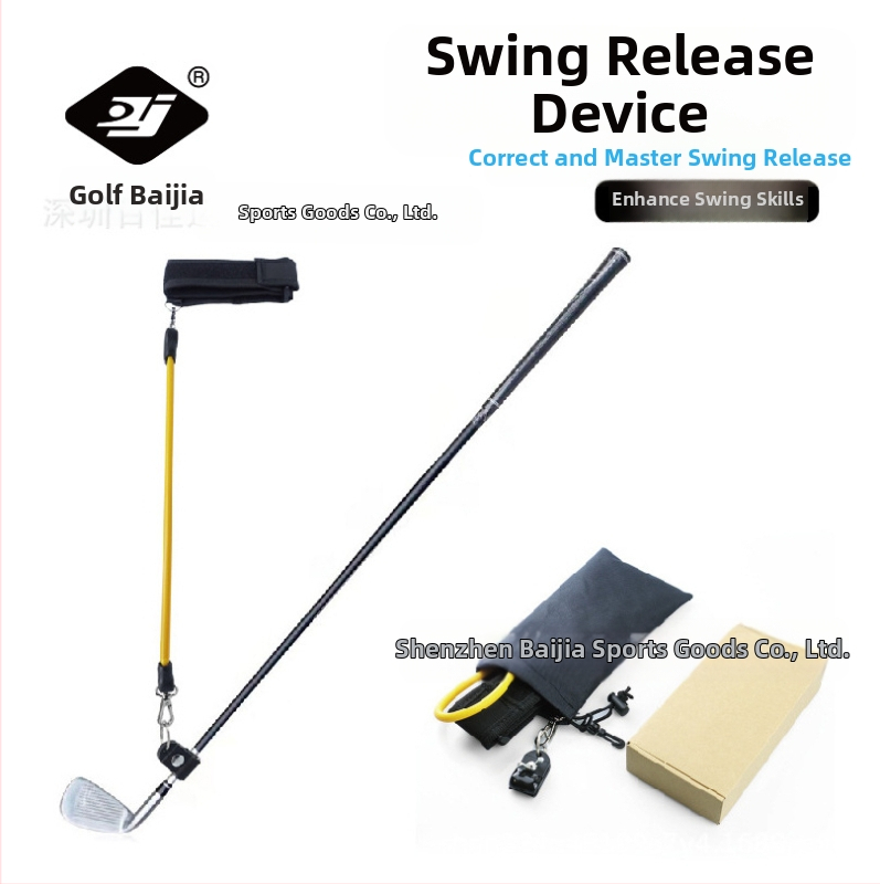 Golfový posilňovač Baijia Swing Release Trainer pre mužov a ženy, elastické lano na cvičenie s posilňovačom švihu Bj-232, golfová loptička