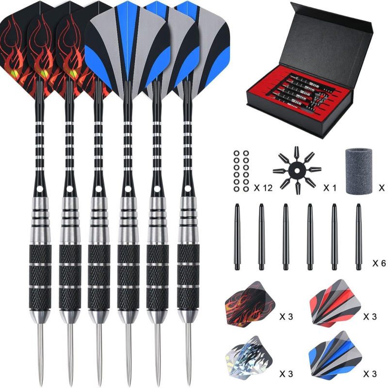 22g игли за дартс 6 алуминиева сплав, устойчива на падане, подаръчна кутия