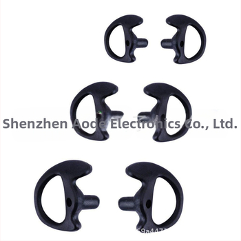 Keskkonnasõbralik silikoonist kolmnurkne kõrvaklappide hoidik, kolmevärviline, valikuline õhukanaliga kõrvatropp, must, väike suurus, keskmine suurus, pluss-suurus