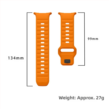 Για το Samsung Watch7 Ultra Wavy Backbuckle Σιλικόνης Λουράκι Watch7 Ultra Ανταλλακτικό Μπρασελέ Ρολογιού