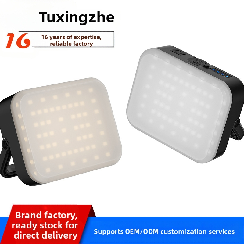 Uus piiriülene LED-kämpingustiilis valguskotiga telgivalgusti, õues kasutatav multifunktsionaalne SC-kämpingustiilis valguskotiga valgustus, hobuselatern