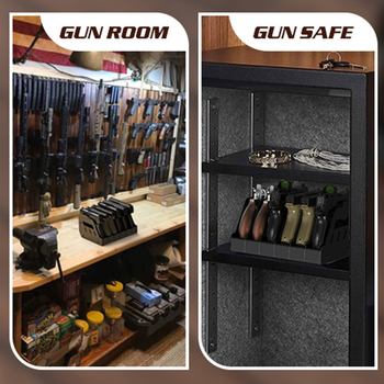 Ράφι επίδειξης πιστολιού, κουτί αποθήκευσης παιχνιδιών όπλων, ράφι αποθήκευσης πιστολιού 6 θέσεων, ράφι αποθήκευσης όπλων