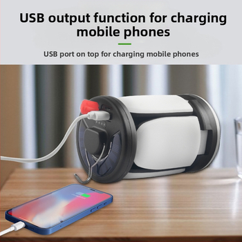 Piiriülene kuummüük valgustus kodukinkevalgusti päikeseenergial laetav LED-telgivalgusti kolmeleheküljeline neljaleheküljeline õues telgivalgusti