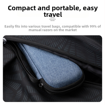 Eva borotva kézi kozmetikai táska Gillette Labs termo borotvatáska Régi vágású univerzális borotvatároló doboz