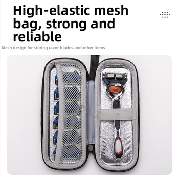 Eva borotva kézi kozmetikai táska Gillette Labs termo borotvatáska Régi vágású univerzális borotvatároló doboz