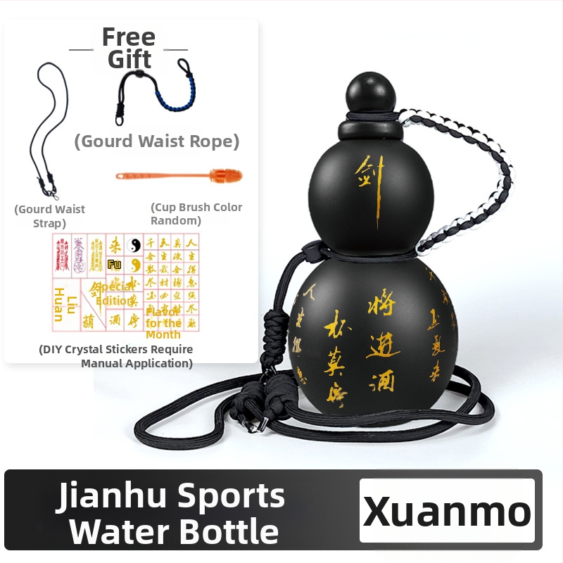 Nešiojamas plastikinis nešiojamas moliūgų vandens puodelis, aukštos spalvos, naujas, aukštos temperatūros nešiojamas moliūgų vandens butelis, antikvarinis, kūrybingas