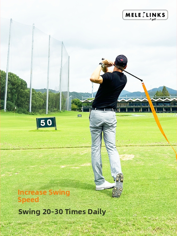 Golfová panvica Meigao Sports s korekčným švihom, ukazovateľom prasknutia, silou švihu, zariadením na tréning švihu na zlepšenie rýchlosti švihu