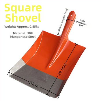 Žemės ūkio plieninis didelis kastuvas, mangano plieno kastuvas, kvadratinis kastuvas, smailus kastuvas, užsienio kastuvas, statybvietės tilto lauko smailus anglies kastuvas, sodo kastuvas