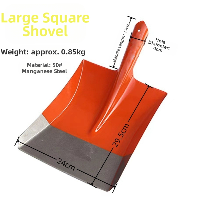 Žemės ūkio plieninis didelis kastuvas, mangano plieno kastuvas, kvadratinis kastuvas, smailus kastuvas, užsienio kastuvas, statybvietės tilto lauko smailus anglies kastuvas, sodo kastuvas