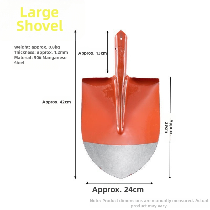 Žemės ūkio plieninis didelis kastuvas, mangano plieno kastuvas, kvadratinis kastuvas, smailus kastuvas, užsienio kastuvas, statybvietės tilto lauko smailus anglies kastuvas, sodo kastuvas