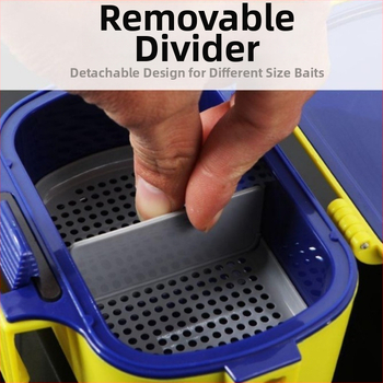 Кутия за земни червеи, Кутия за жива стръв за морски риболов, Кутия за овлажнител, Кутия за риболовна стръв, Кутия за жива стръв, Кутия за насекоми, Аксесоари за риболовни принадлежности, Кутия за земни червеи