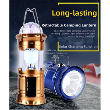 Kaasaskantav telkimislamp, kaasaskantav tähelatern, pöörlev lavalamp, laetav majapidamises kasutatav teleskoop-avariitelkimislamp