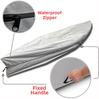 Αδιάβροχη κάλυψη για καγιάκ εξωτερικού χώρου Amazon Cross Border 420D Oxford Cloth Canoe Rainproof Sun Protection Bag Κάλυμμα σκάφους