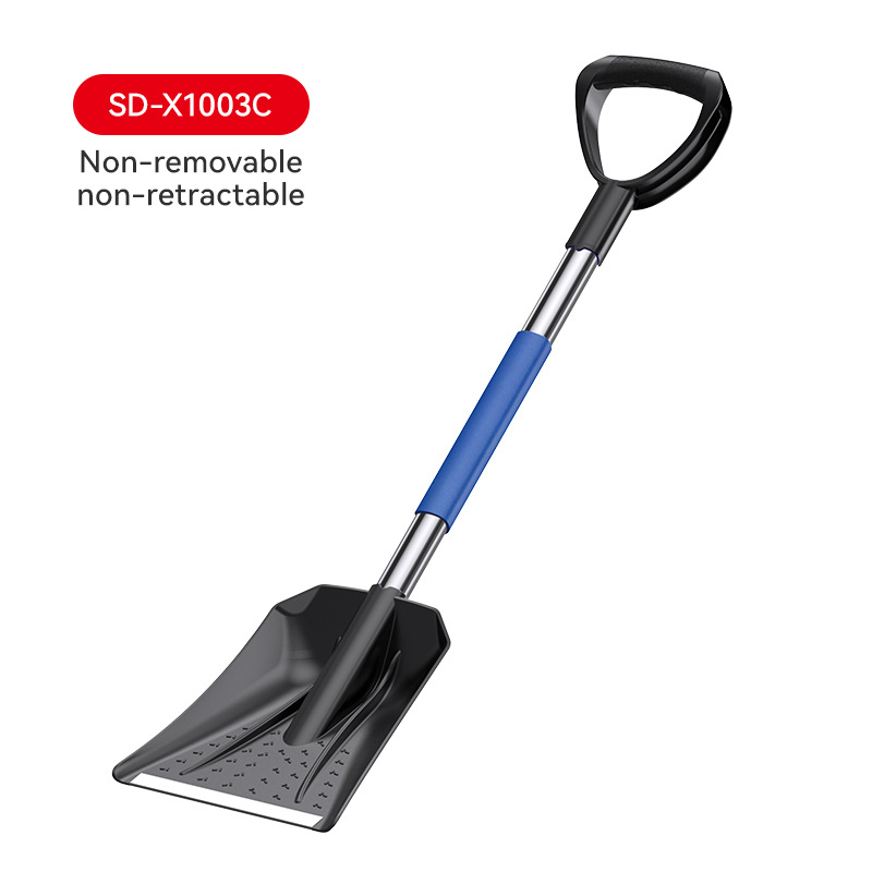 Kokkupandav lumelabidas autole, maastikul kasutamiseks, väike labidas, talvetarbed, kelk, teleskoop-lumelabidas, tööriist, vasakpoolne ämber