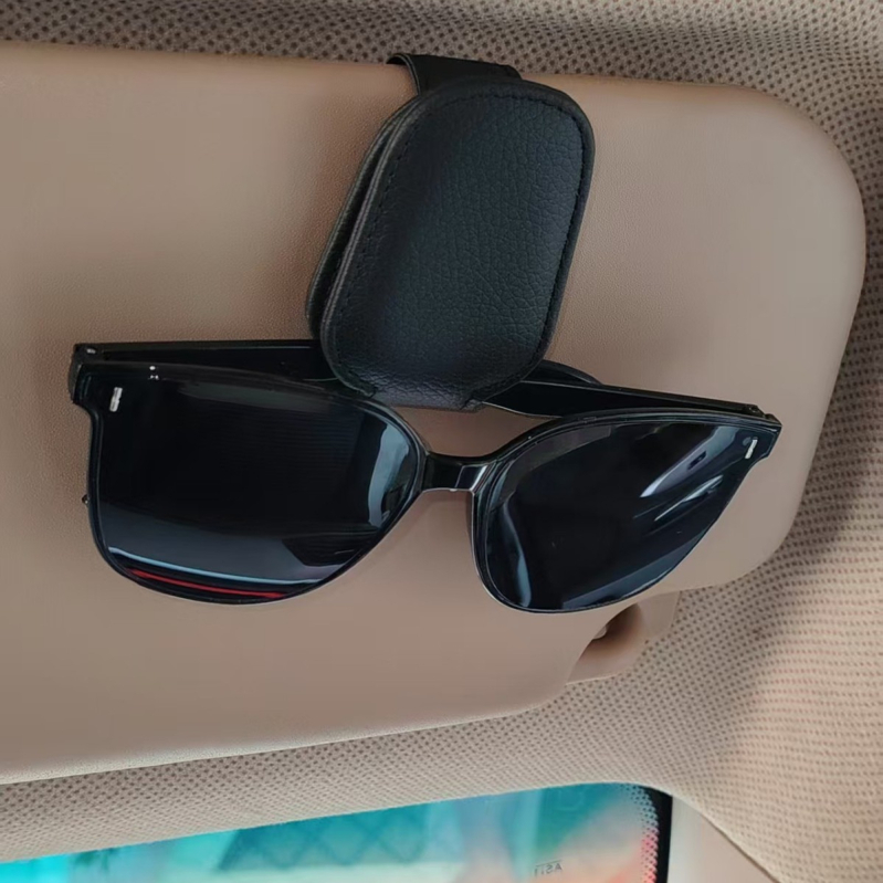 Κλιπ γυαλιών αυτοκινήτου Κουτί γυαλιών αποθήκευσης Αντηλιακό αυτοκινήτου αυτοκινήτου Πολυλειτουργικό κλιπ αποθήκευσης Μαγνητικό κλιπ γυαλιών ηλίου με αναρρόφηση