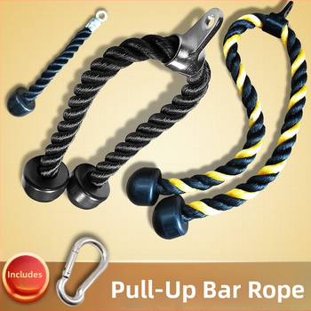 Fitnessi kahe otsaga köiega triitsepsi treenimine kõrgele tõmbeköiega portaal näo tõmbevarustuse lisatarvikud