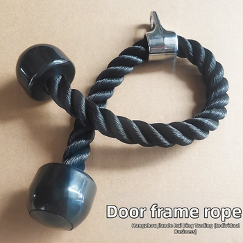 Fitnessi kahe otsaga köiega triitsepsi treenimine kõrgele tõmbeköiega portaal näo tõmbevarustuse lisatarvikud