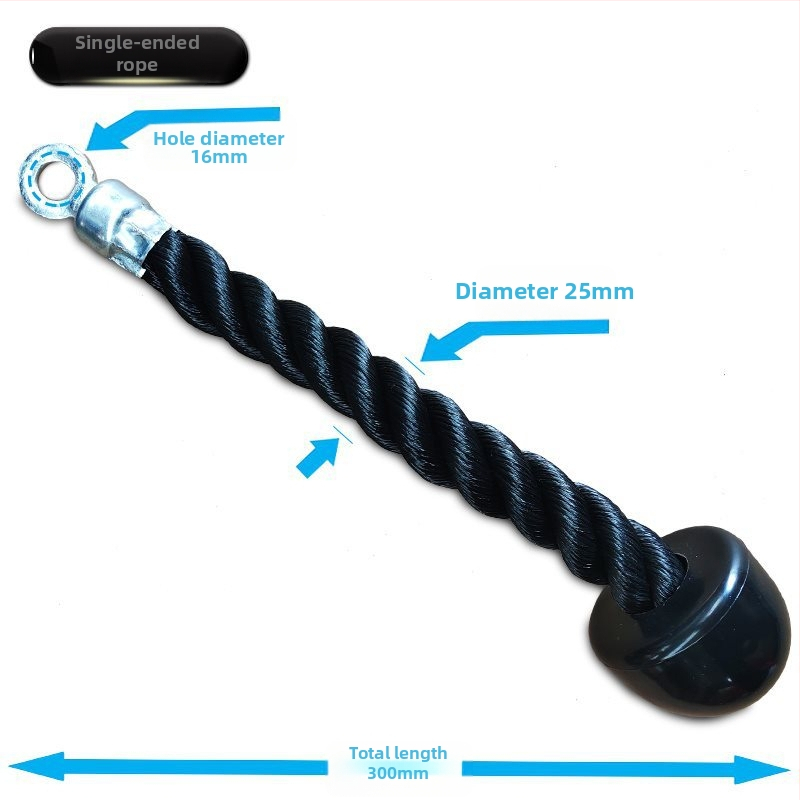 Fitnessi kahe otsaga köiega triitsepsi treenimine kõrgele tõmbeköiega portaal näo tõmbevarustuse lisatarvikud