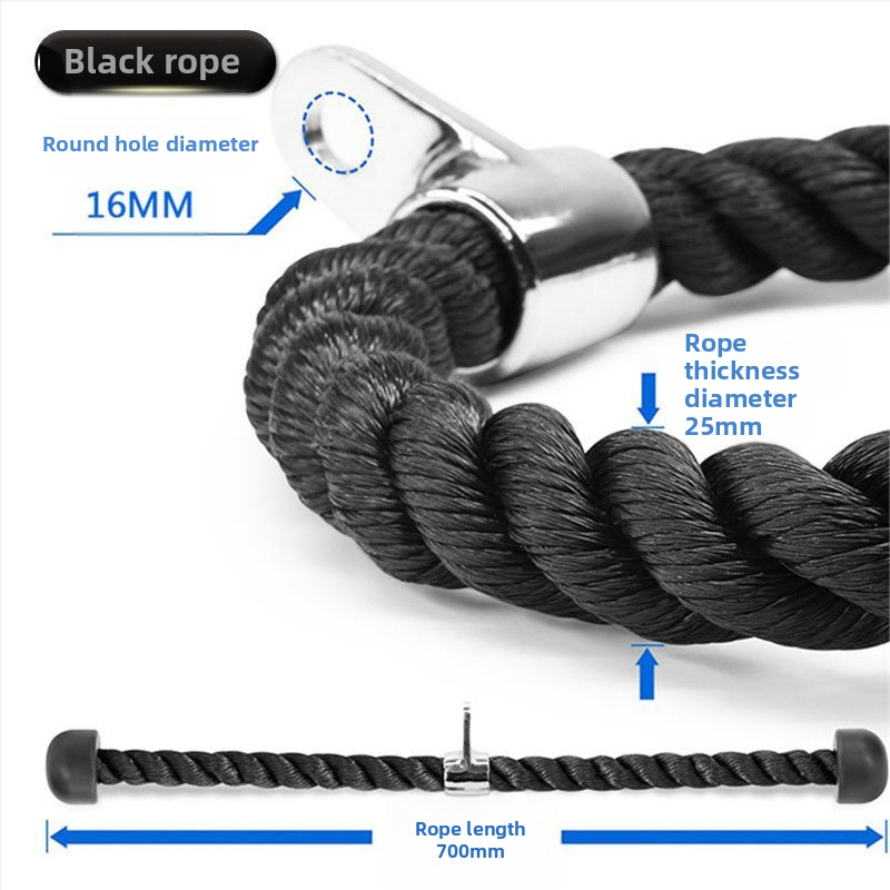 Fitnessi kahe otsaga köiega triitsepsi treenimine kõrgele tõmbeköiega portaal näo tõmbevarustuse lisatarvikud