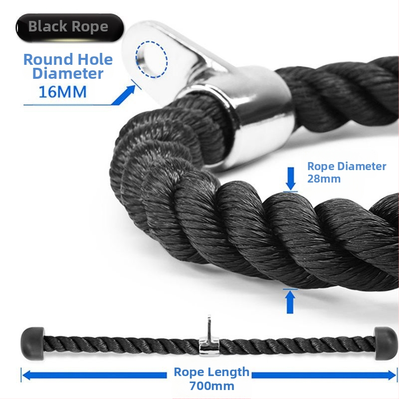 Fitnessi kahe otsaga köiega triitsepsi treenimine kõrgele tõmbeköiega portaal näo tõmbevarustuse lisatarvikud