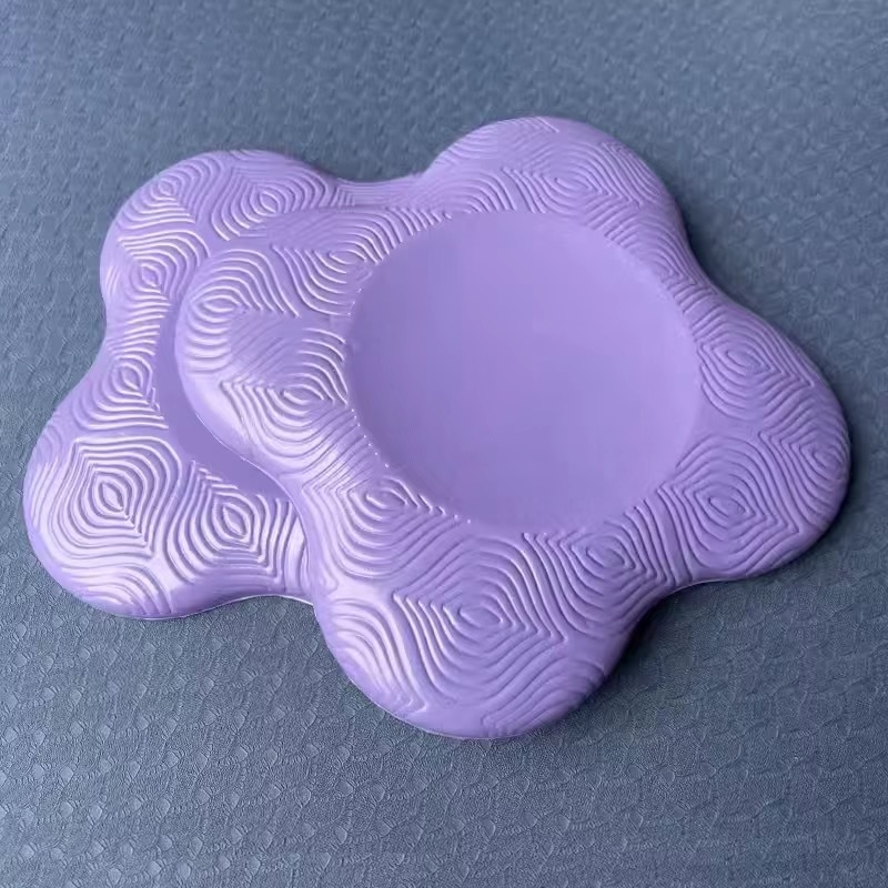 Jóga térdelő szőnyeg vastagított lapos támasztószőnyeg térdvédő szőnyeg hordozható kéz könyökszőnyeg jógaszőnyeg sport fitnesz