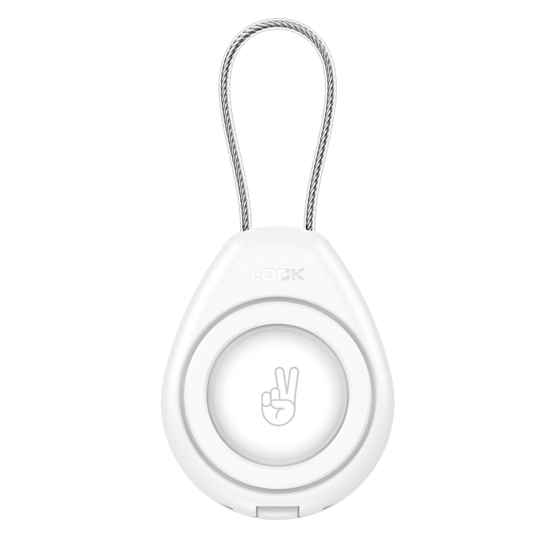 Piemērojams AirTag aizsargapvalks Apple Airtag pretpazaudēšanas lokatora virve Caurspīdīga universāla metāla virves aizsargapvalks