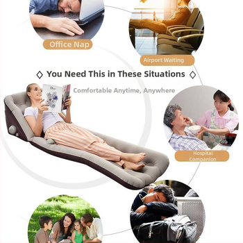 Εξωτερικό φουσκωτό κρεβάτι για ένα άτομο, νοικοκυριό, πτυσσόμενο κρεβάτι, γραφείο, καναπές-υπνοδωμάτιο, φορητό κρεβάτι με μαξιλάρι αέρα