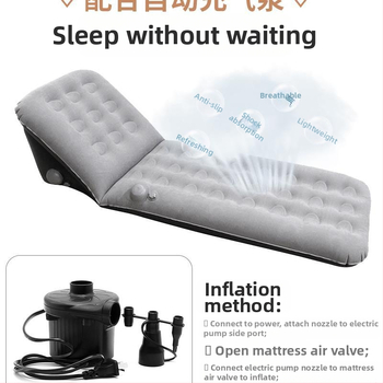 Εξωτερικό φουσκωτό κρεβάτι για ένα άτομο, νοικοκυριό, πτυσσόμενο κρεβάτι, γραφείο, καναπές-υπνοδωμάτιο, φορητό κρεβάτι με μαξιλάρι αέρα